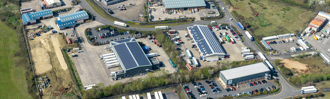 Solar panels on commercial rooftops, which the Conservatives have pledged to continue to support with the DECC