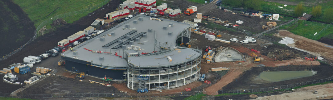 The Derby Innovation Centre currently under construction at the new Infinity Park