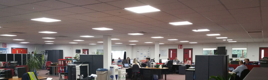LED Lighting at Apollo Fire Detectors Ltd in Hampshire