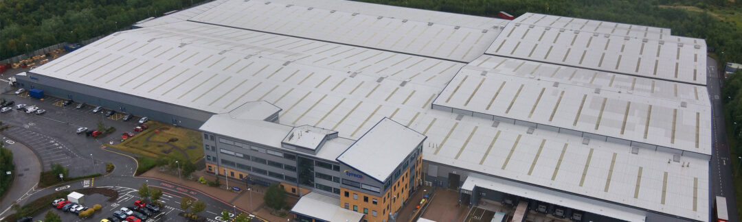 Lyreco rooftop prior to installation of 3.8MWp solar PV system