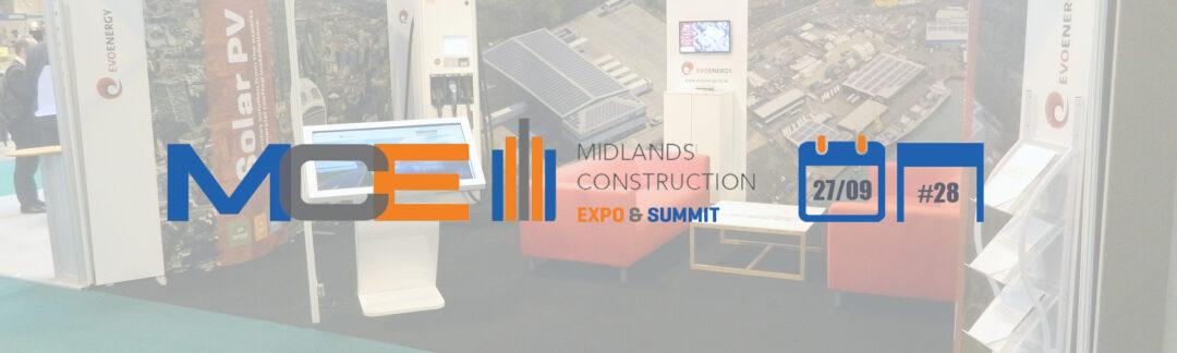 Find EvoEnergy at the Midlands Construction Expo Stand 28