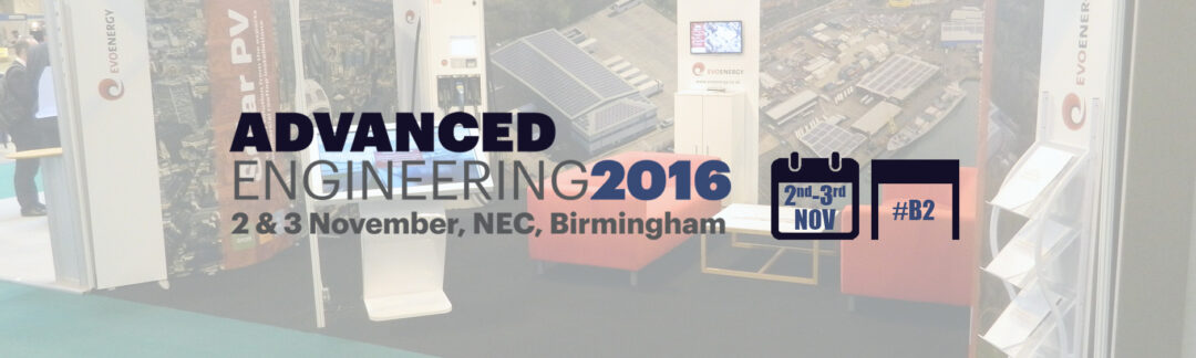 Visit us at Advanced Engineering 2016 at stand B2