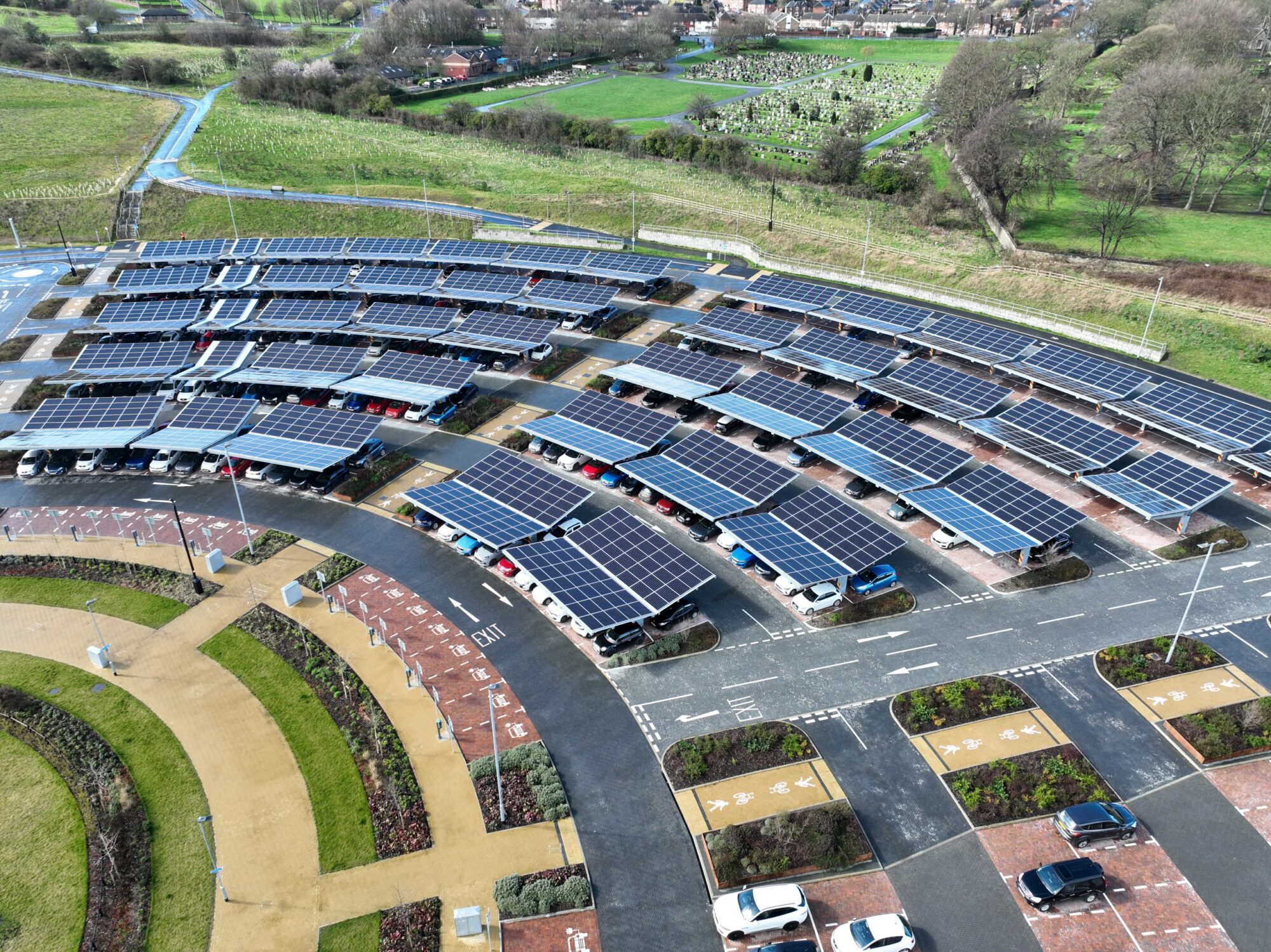 Commercial Solar Carports | Car Park Solar Panels | EvoEnergy