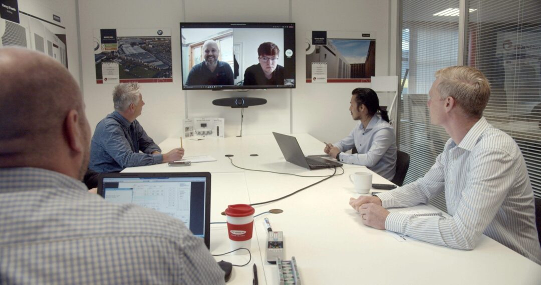 staff remote working meeting