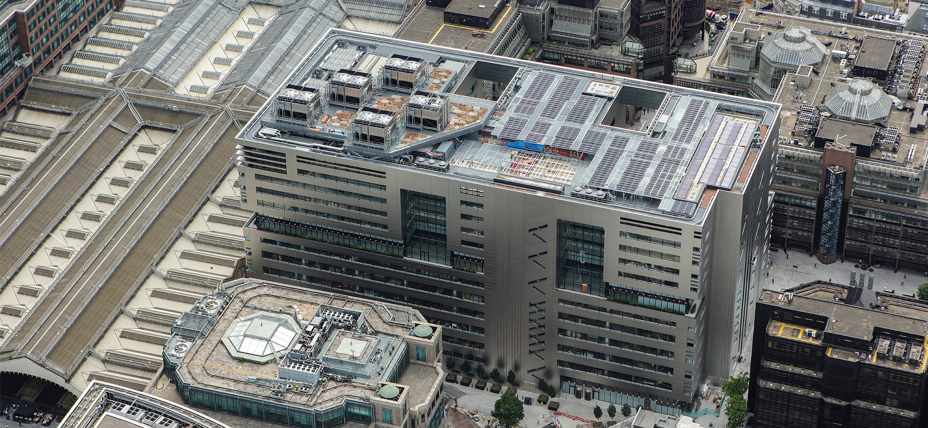 5 Broadgate | Solar PV | 138kWp City Office Array UK