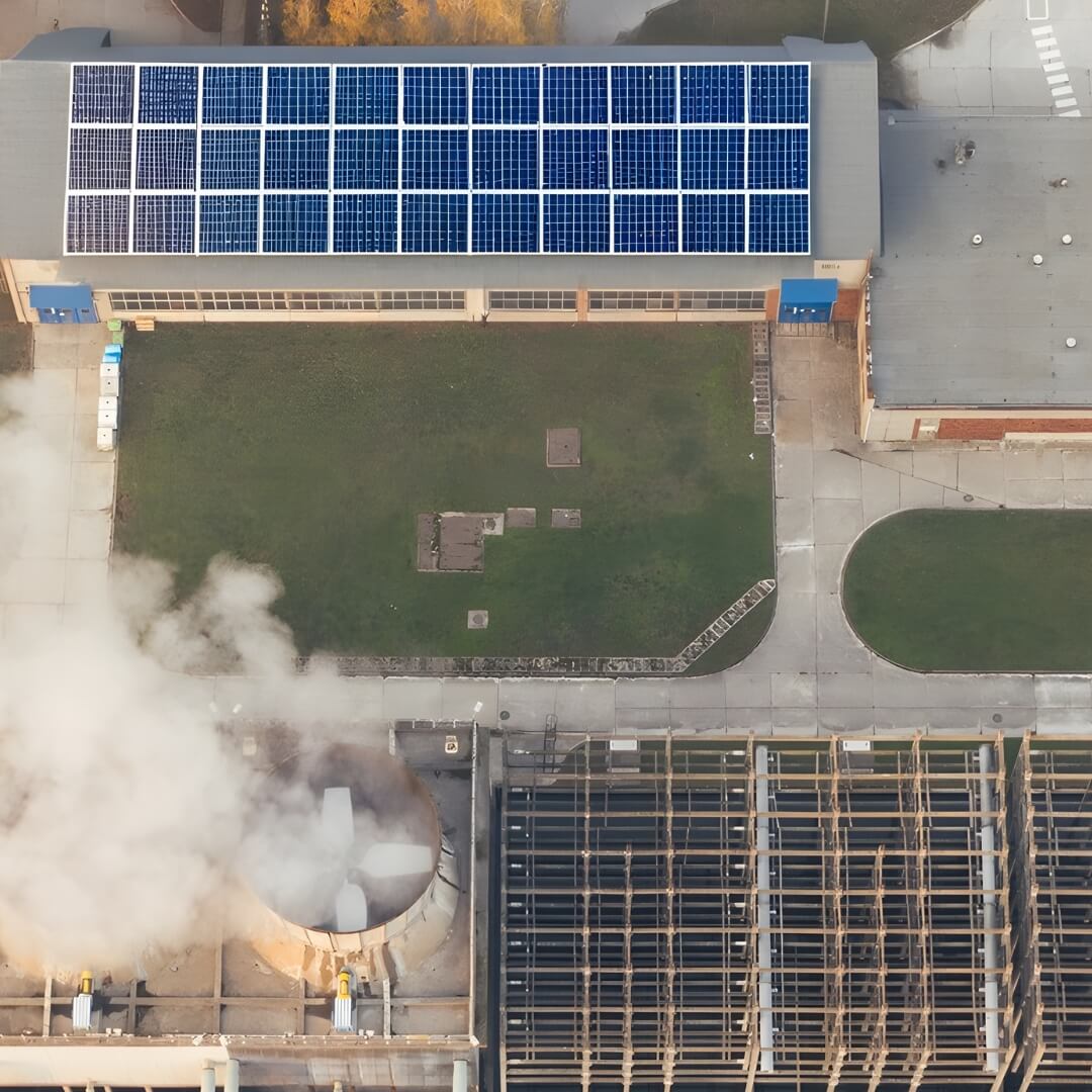 Public Sector Building solar installation to reduce carbon