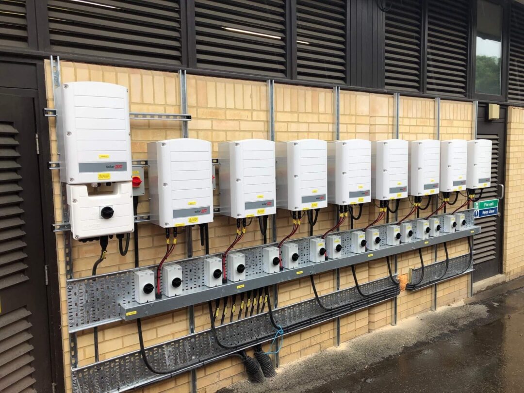 solar pv inverters at a research lab