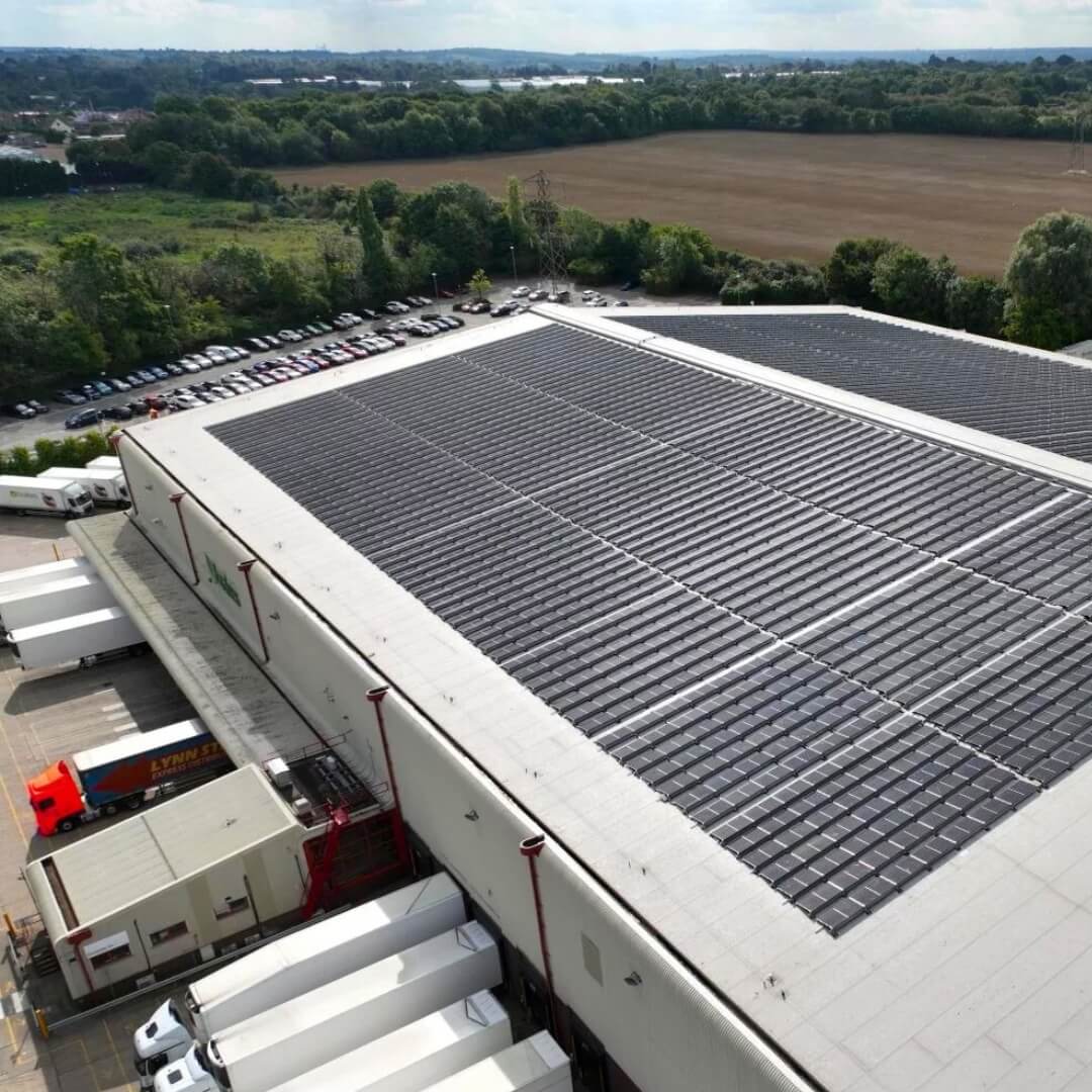 cold storage solar installation to reduce carbon