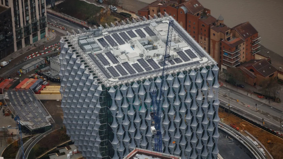 installing solar on office building London