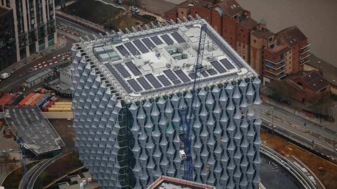 office building solar installation