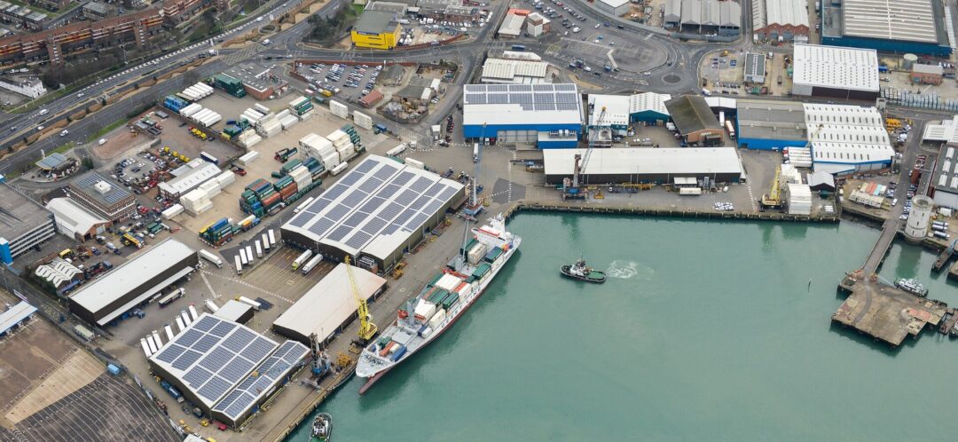 solar panels for logistics company