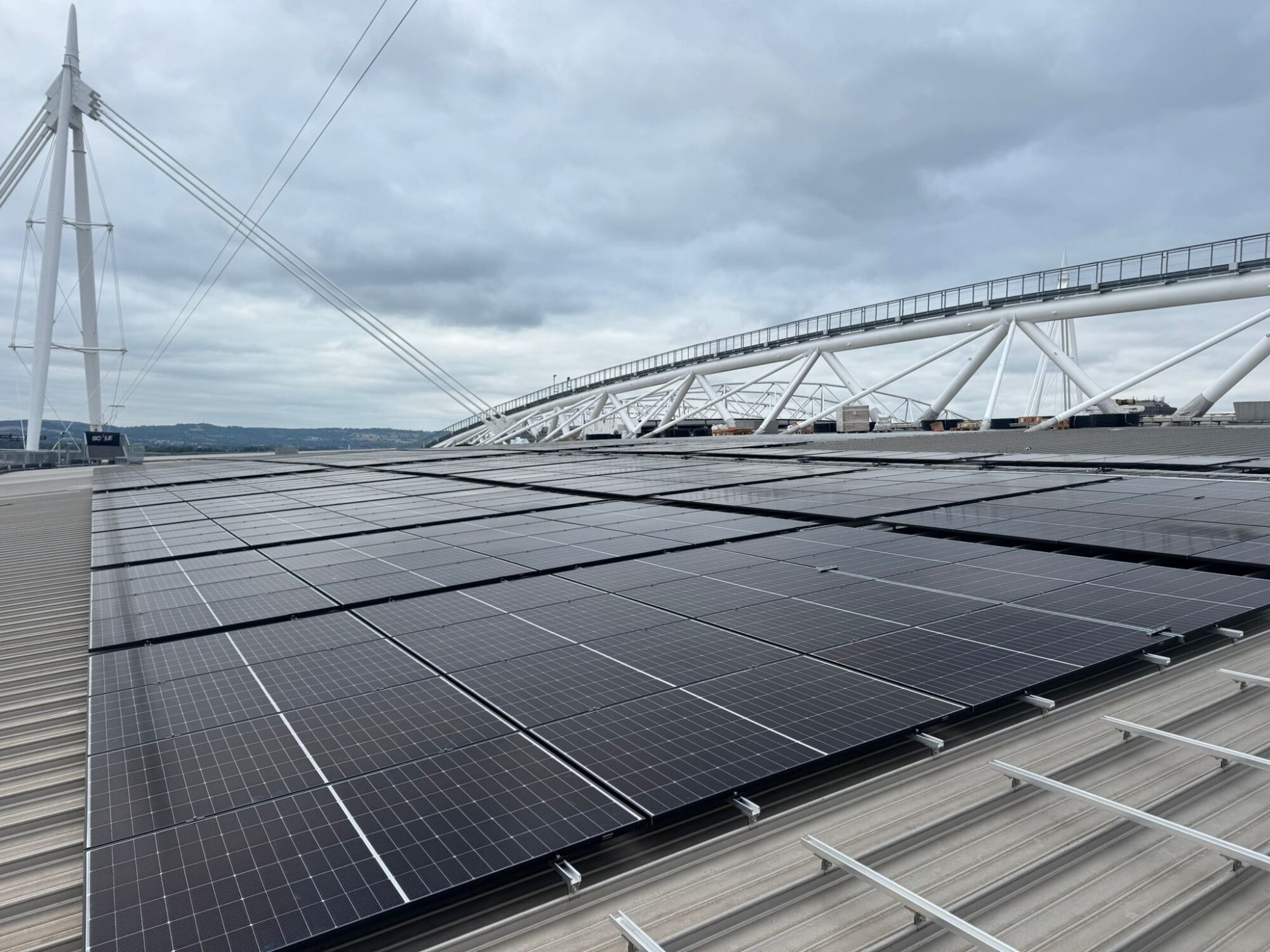 Principality Stadium | Solar PV | 1.5MWp Roof Array
