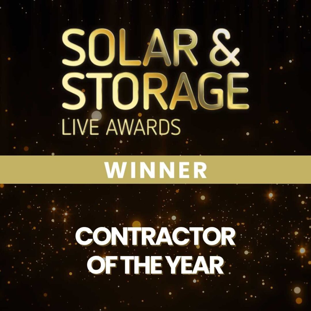 Solar & Storage Live Awards UK - Contractor of the Year Award Badge